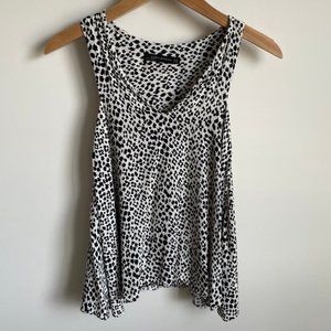 Zara zebra print top Size XS